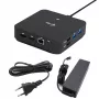 i-tec USB-C DP Dual HDMI dokavimo stotelė su 100 W galios tiekimu ir 100 W įkrovikliu