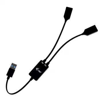 USB-A šakotuvas ITEC U3CBLHUB2A — 2 prievadai, USB 3.0 iki 5 Gbps