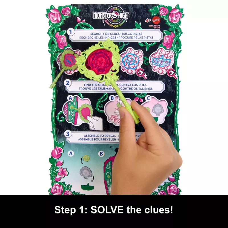 Monster High Skulltimate Secrets Garden Mysteries žaidimų rinkinys su Venus McFlytrap lėle ir 19+ staigmenų