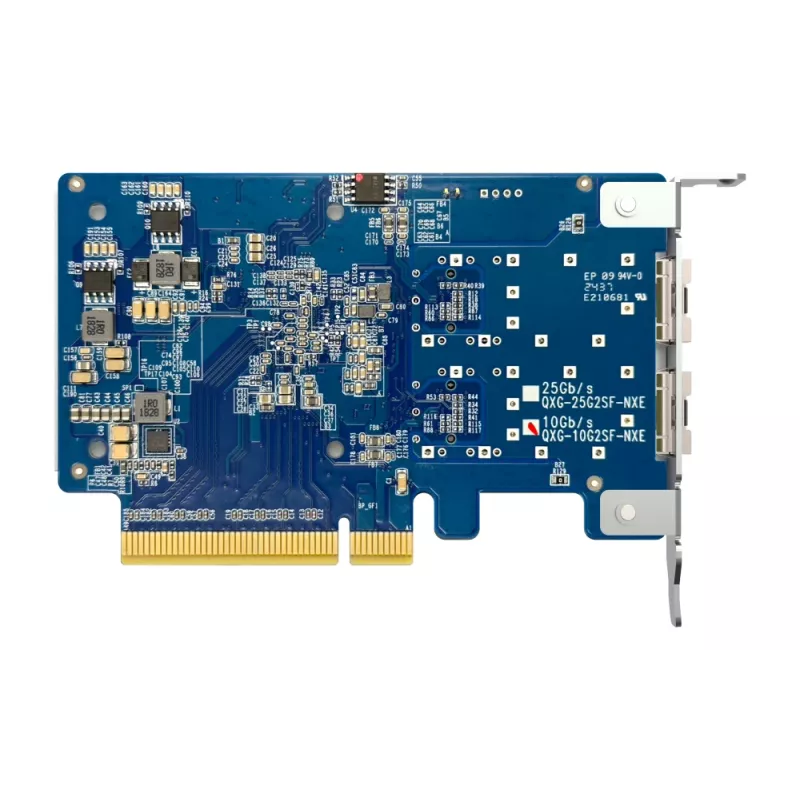 QNAP dviejų prievadų 10GbE SFP+ tinklo plokštė QXG-10G2SF-NXE PCI Express