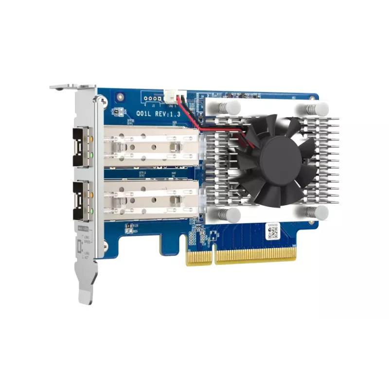 QNAP dviejų prievadų 10GbE SFP+ tinklo plokštė QXG-10G2SF-NXE PCI Express