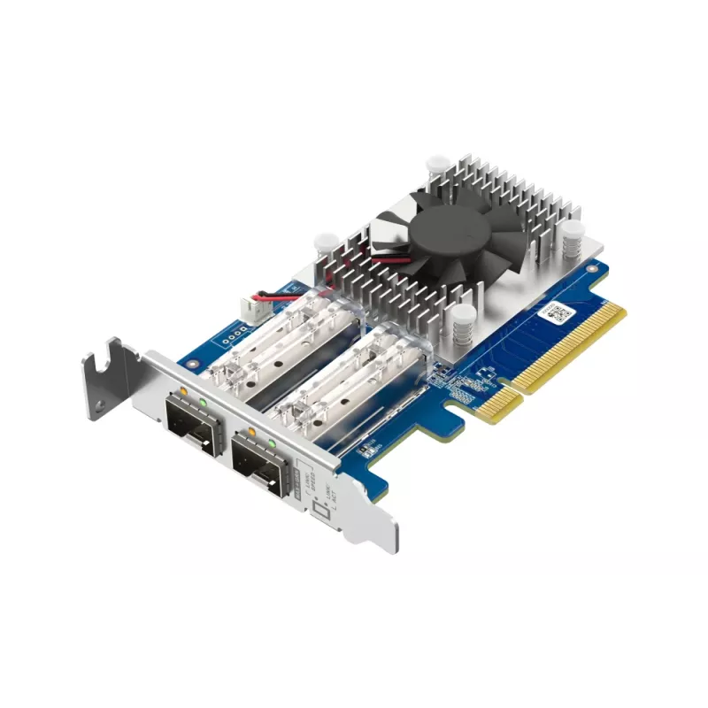 QNAP dviejų prievadų 10GbE SFP+ tinklo plokštė QXG-10G2SF-NXE PCI Express