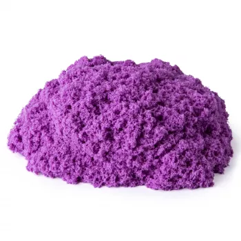 Kinetic Sand 2 svarai violetinis žaidimų smėlis, formuojamas sensorinis žaislas vaikams, užsandarinamas maišelis (pakuotė gali skirtis), nuo 3 metų