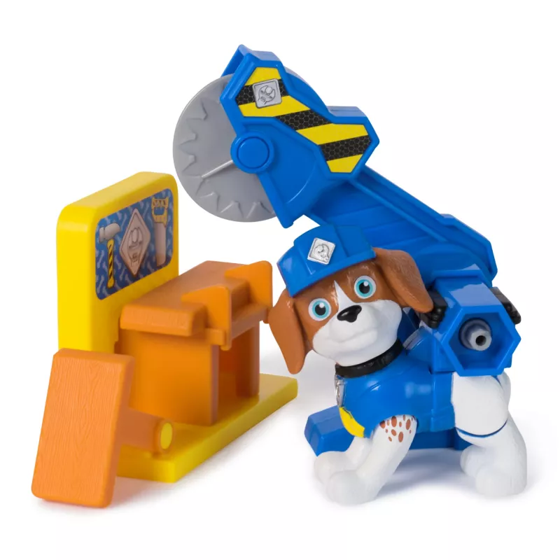 Figūrėlių rinkinys Usorteret Rubble & Wheeler Power Tool Pups su 2 įrankiais ir 2 statybiniais aksesuarais, nuo 3 metų