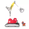 Krano sunkvežimis Spin Master Rubble & Crew Charger Mega Power Crane su Charger figūrėle, 2 nuimamais įrankiais, plastikinis, nuo 3 metų