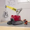 Krano sunkvežimis Spin Master Rubble & Crew Charger Mega Power Crane su Charger figūrėle, 2 nuimamais įrankiais, plastikinis, nuo 3 metų