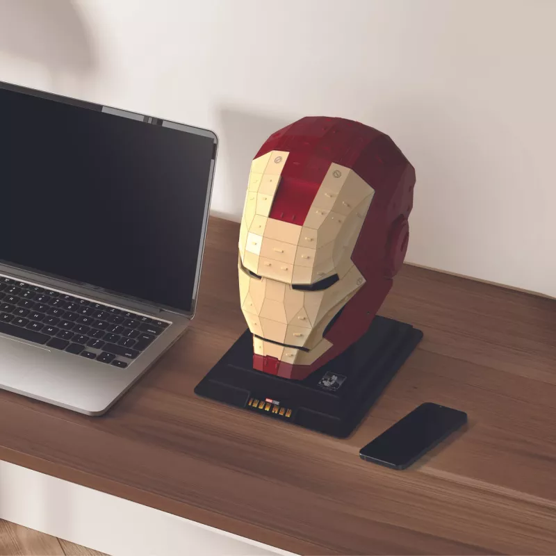 Konstruktorius Spinmaster 4D Build Marvel Geležinis Žmogus 96 dalių