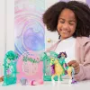 Unicorn Academy, Ava lėlė ir besikeičiančios spalvos Leaf arklidžių žaidimų rinkinys, Velykų dovanų idėja, 15 aksesuarų, lėlės ir vienaragiai mergaitėms nuo 4 metų