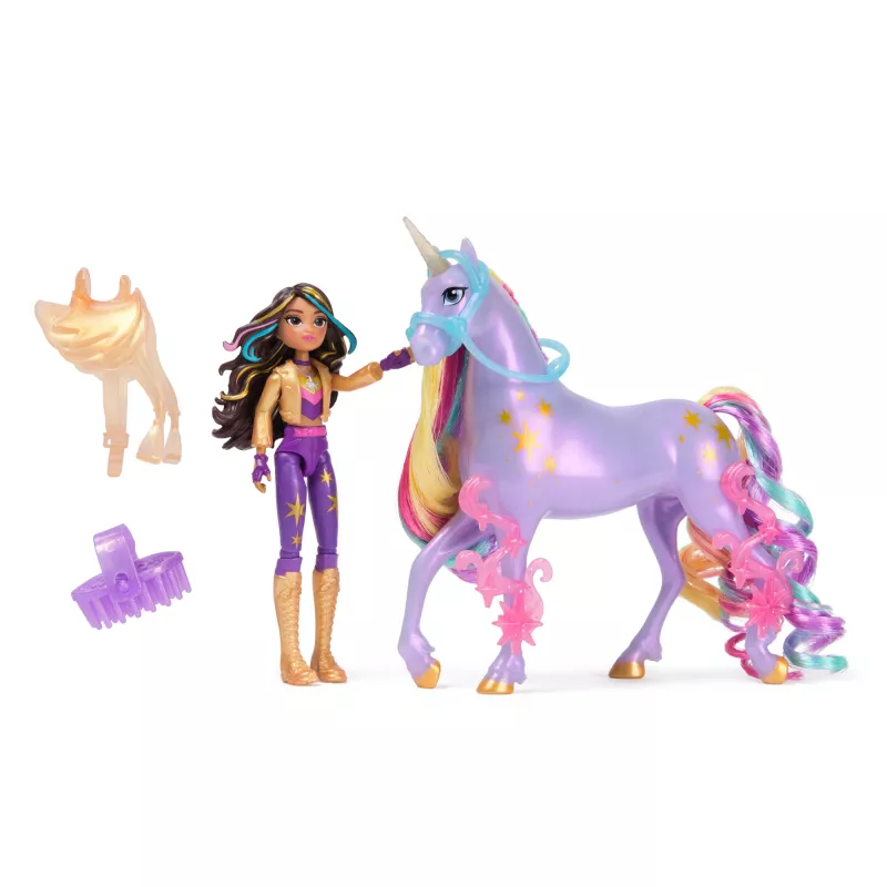 Lėlių rinkinys Spinmaster Unicorn Academy Sophia & Wildstar 168mm