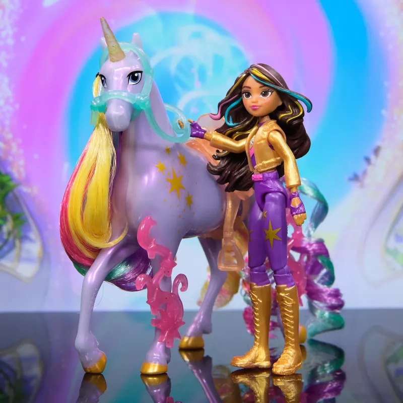 Lėlių rinkinys Spinmaster Unicorn Academy Sophia & Wildstar 168mm