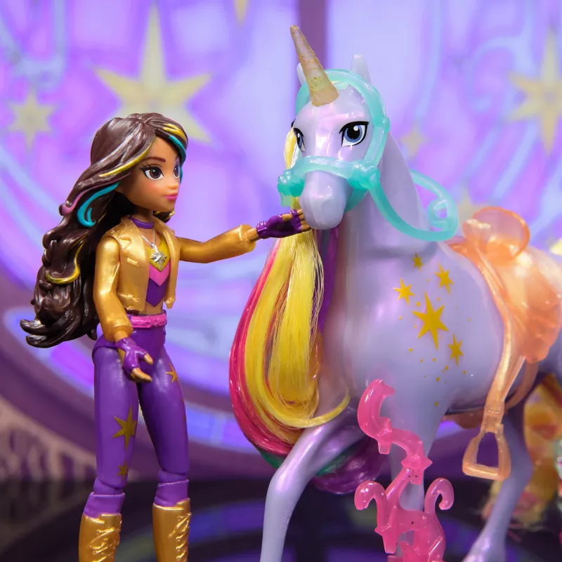 Lėlių rinkinys Spinmaster Unicorn Academy Sophia & Wildstar 168mm