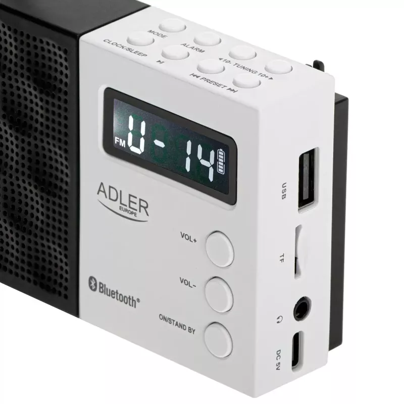 Skaitmeninis radijas Adler AD 1908 PLL AM/FM su žadintuvu