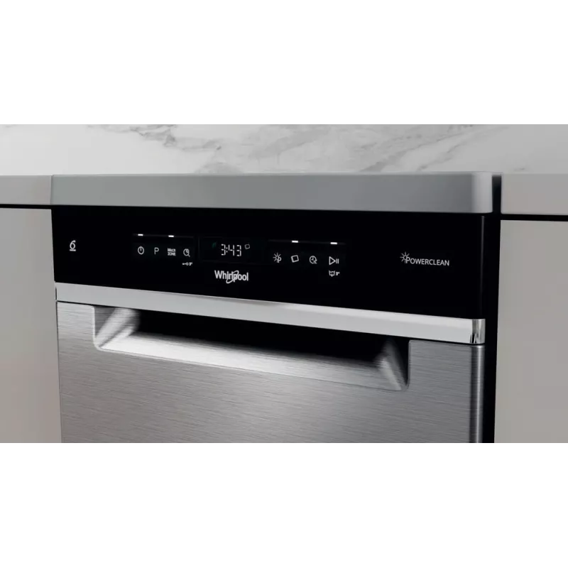 Indaplovė Whirlpool WSBO 3O34 PF X pusiau įmontuojama 10 komplektų
