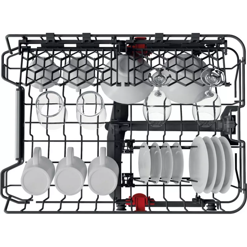 Indaplovė Whirlpool WSBO 3O34 PF X pusiau įmontuojama 10 komplektų
