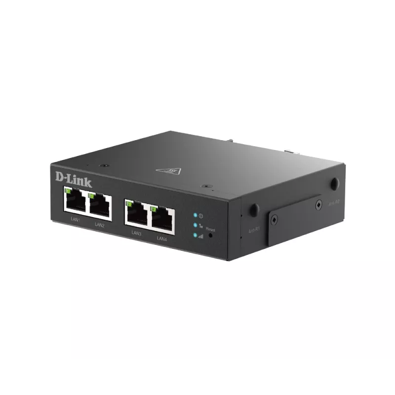 Maršrutizatorius koriniam ryšiui D-Link DWM-314-T 4G LTE VPN juodas DIN bėgeliui