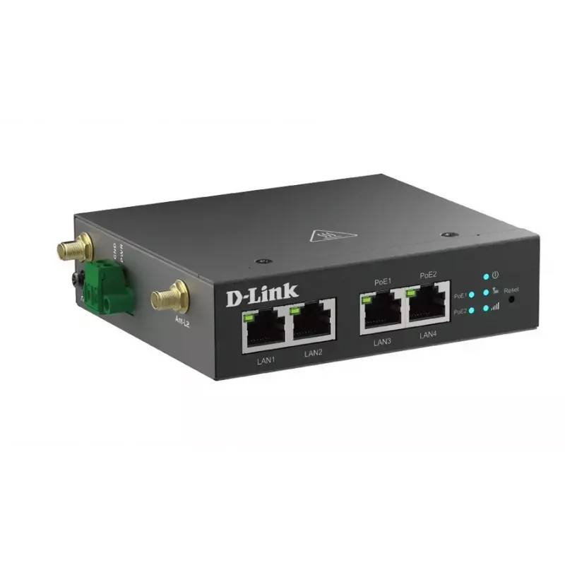 4G LTE PoE modemas D-Link DWM-314-TP su Power over Ethernet ir SIM lizdu