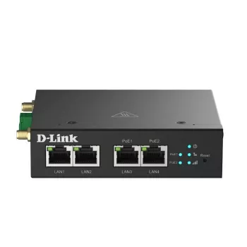 4G LTE PoE modemas D-Link DWM-314-TP su Power over Ethernet ir SIM lizdu