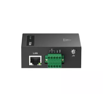 D-Link DOM-311-TSO 4G LTE IIoT RTU šliuzas, 10/100 Mbit/s Ethernet, RS-232/485, Nano SIM, 2 nuimamos išorinės antenos, 9–36 V DC, juodas