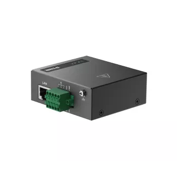 D-Link DOM-311-TSO 4G LTE IIoT RTU šliuzas, 10/100 Mbit/s Ethernet, RS-232/485, Nano SIM, 2 nuimamos išorinės antenos, 9–36 V DC, juodas