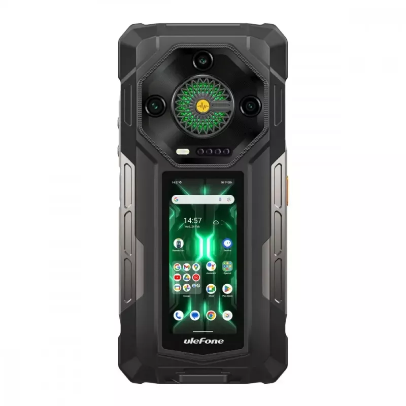Išmanusis telefonas UleFone Armor 33 Pro 5G 6,3 colio 16GB/512GB juodas, energijos klasė A