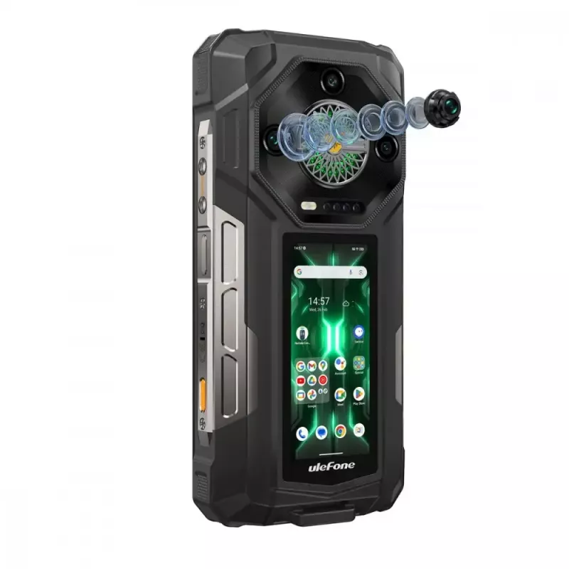 Išmanusis telefonas UleFone Armor 33 Pro 5G 6,3 colio 16GB/512GB juodas, energijos klasė A