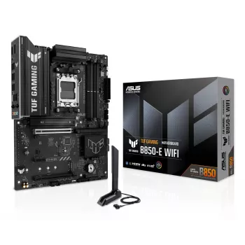 Motininė plokštė ASUS TUF GAMING B850-E WIFI, AMD B850, Socket AM5, ATX, DDR5, 4x DIMM, 3x M.2, Wi‑Fi 6E, 2.5Gb LAN