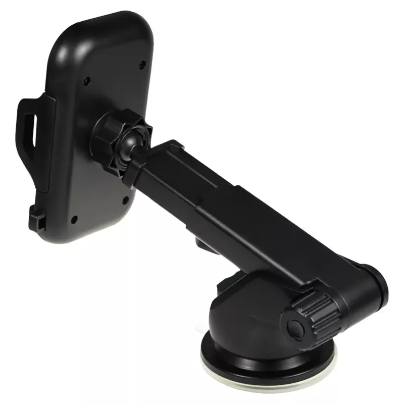 Savio CH-04 automobilinis telefono laikiklis, tvirtinamas prie priekinio stiklo / prietaisų skydelio, juodas
