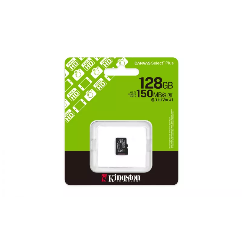 Kingston Canvas Select Plus 128GB microSDXC A1 U1 V10