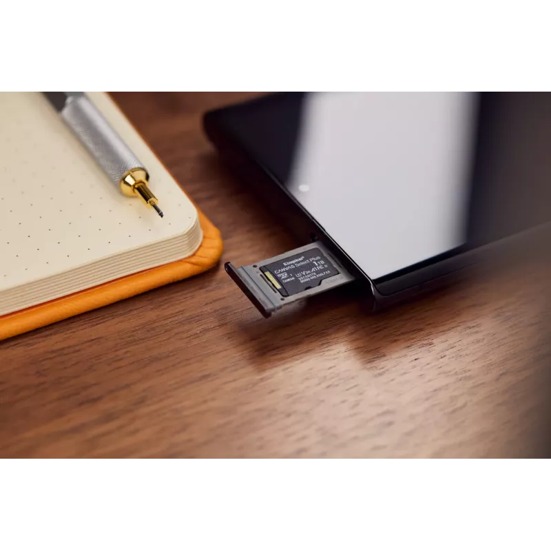 Kingston Canvas Select Plus 1TB microSDXC Gen3 150R A1 be adapterio