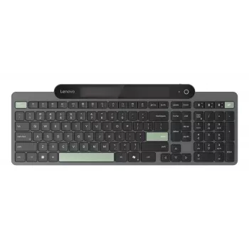 Lenovo 4Y41R69494 belaidė klaviatūra Bluetooth, pilno dydžio, JAV išdėstymas, juoda/žalia