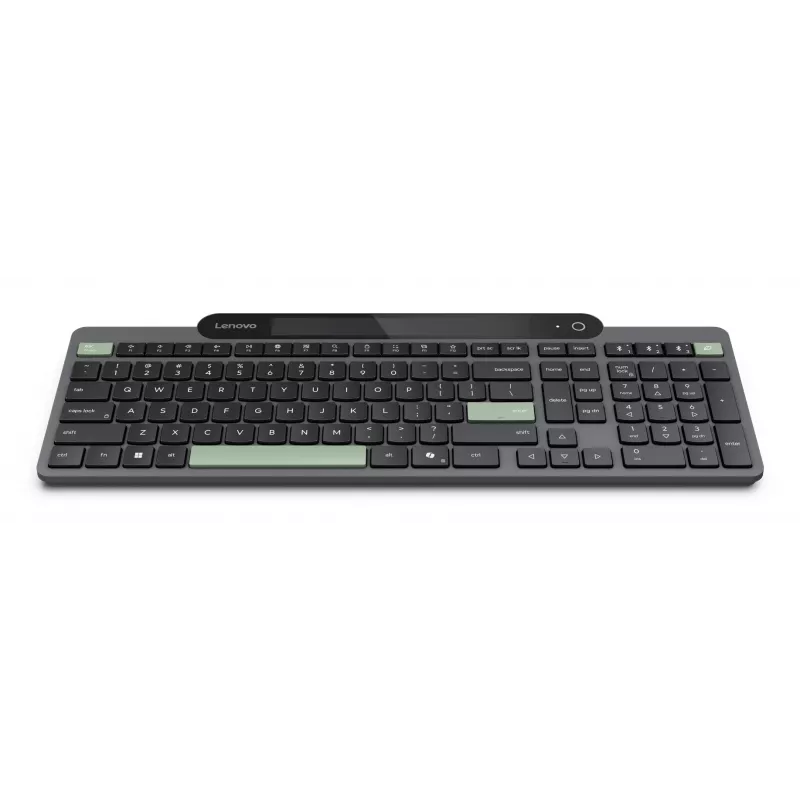 Lenovo 4Y41R69494 belaidė klaviatūra Bluetooth, pilno dydžio, JAV išdėstymas, juoda/žalia