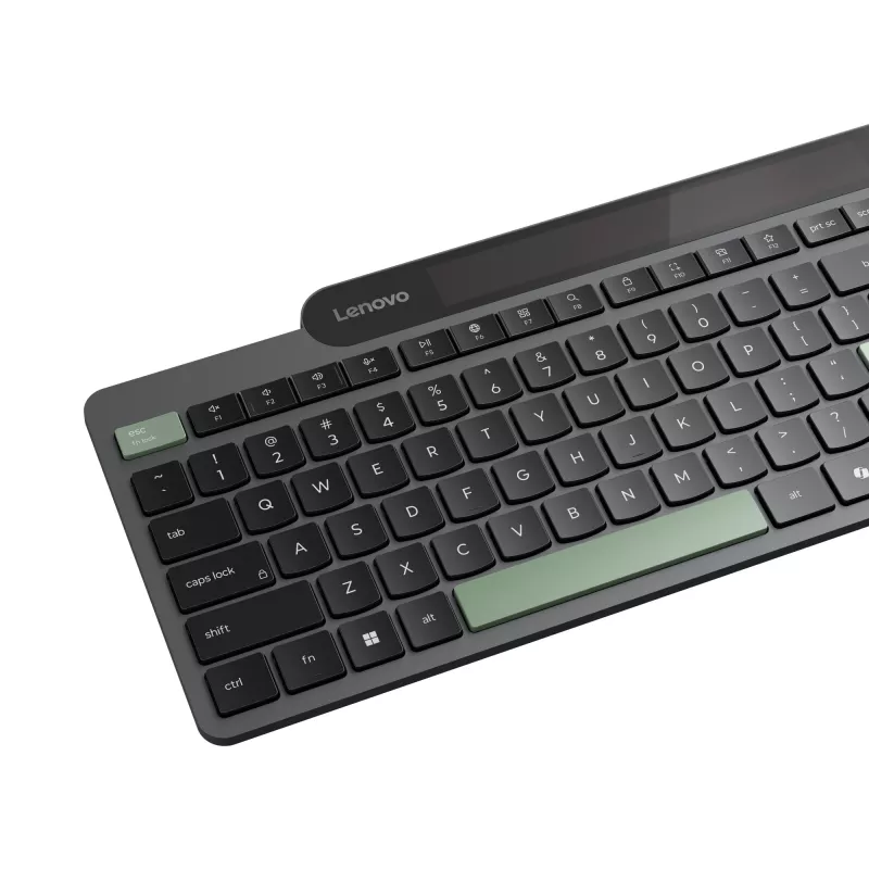 Lenovo 4Y41R69494 belaidė klaviatūra Bluetooth, pilno dydžio, JAV išdėstymas, juoda/žalia