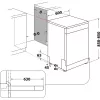 Indaplovė Whirlpool W7F HP33 X laisvai pastatoma 15 stalviečių 43 dB
