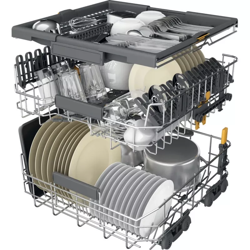 Indaplovė Whirlpool W7F HP33 X laisvai pastatoma 15 stalviečių 43 dB