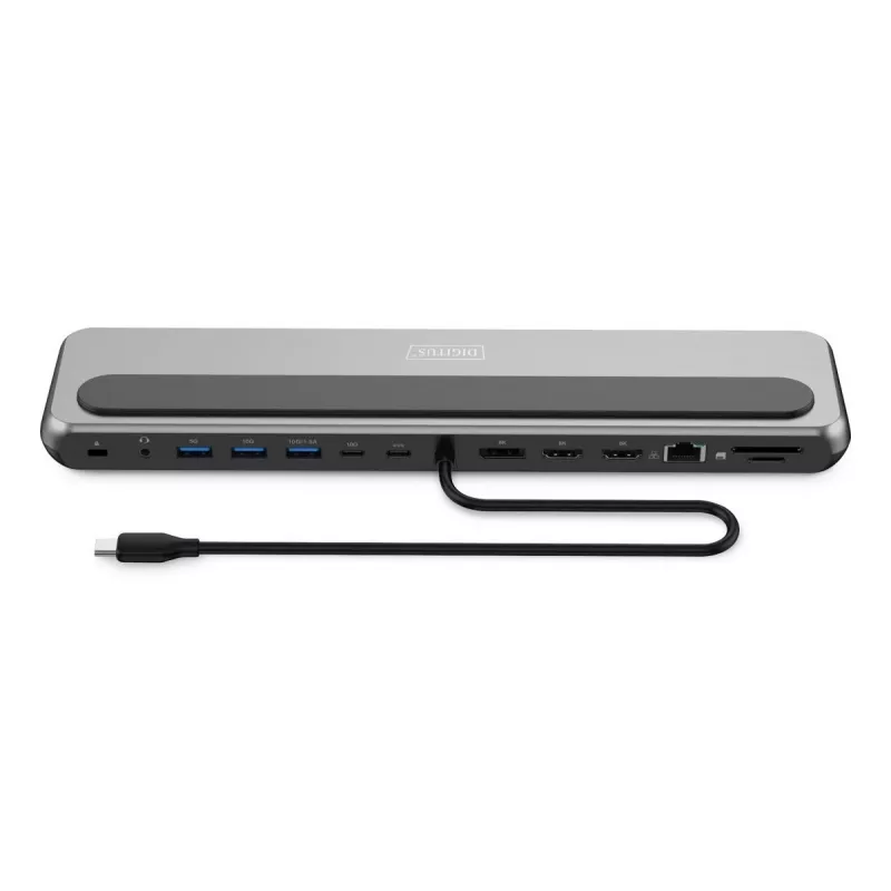 Digitus USB-C 8K dokavimo stotelė 12 prievadų USB 3.2 Gen 2 100W
