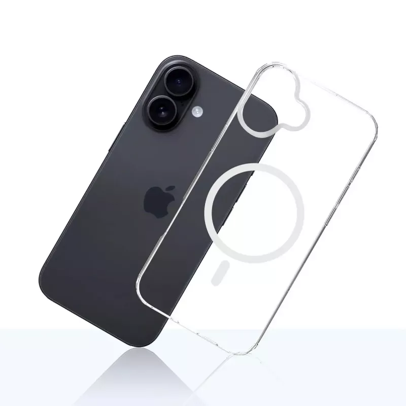 3MK Armor MagCase dėklas iPhone 16, 6,1 colio (15,5 cm), permatomas, PC+TPU