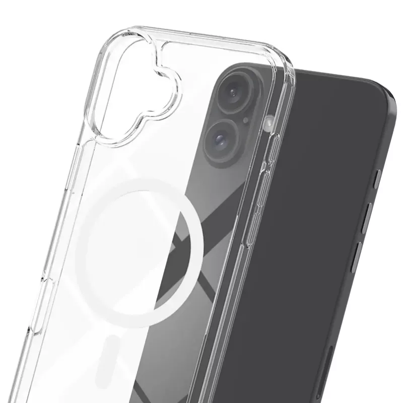 3MK Armor MagCase dėklas iPhone 16, 6,1 colio (15,5 cm), permatomas, PC+TPU