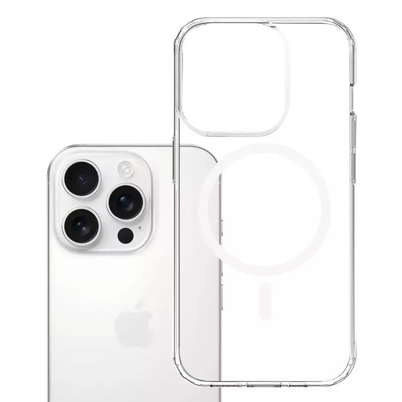 3MK Armor MagCase dėklas iPhone 16 Pro Max (17,5 cm / 6,9 inch), permatomas, PC+TPU