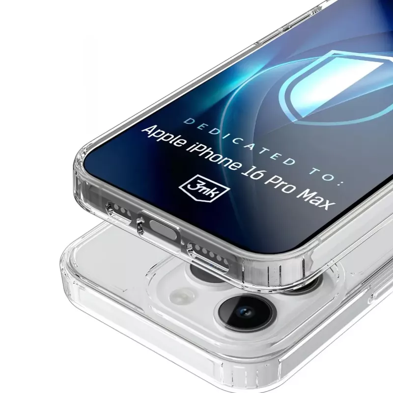 3MK Armor MagCase dėklas iPhone 16 Pro Max (17,5 cm / 6,9 inch), permatomas, PC+TPU
