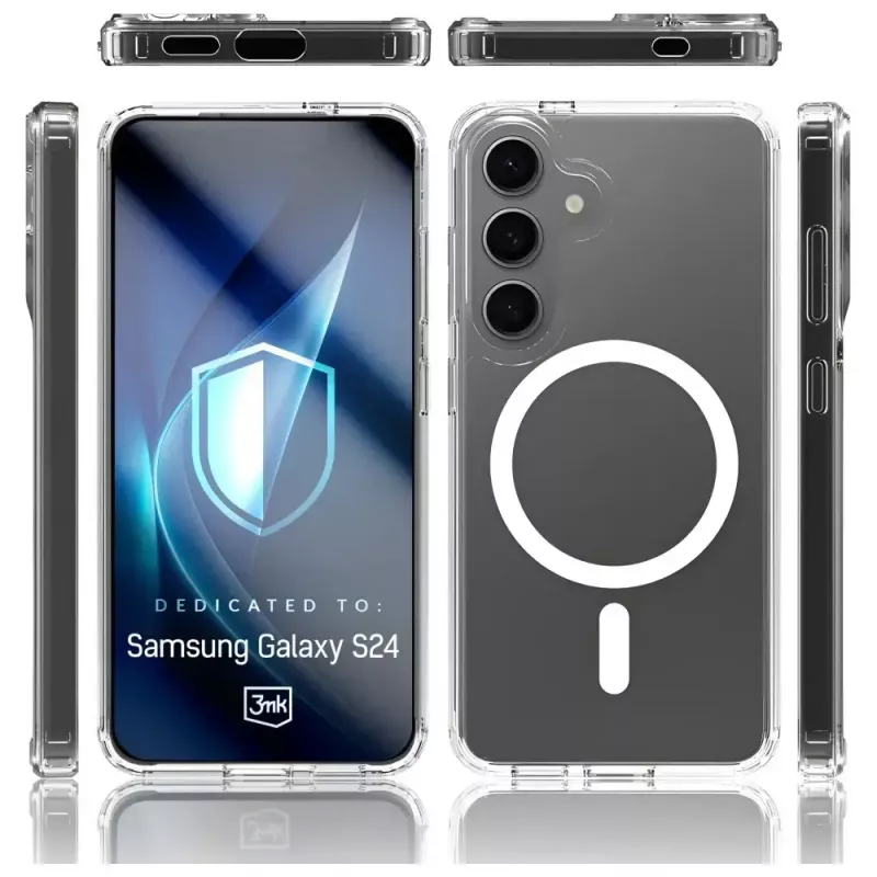Apsauginis dėklas 3MK Armor MagCase, skirtas Samsung Galaxy S24/S25 – patvarus, plonas dizainas