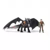 DreamWorks Dragons Kaip prisijaukinti slibiną – Toothless & Hiccup vikingų duetas, veiksmo figūrėlės, žaislai berniukams nuo 4 metų