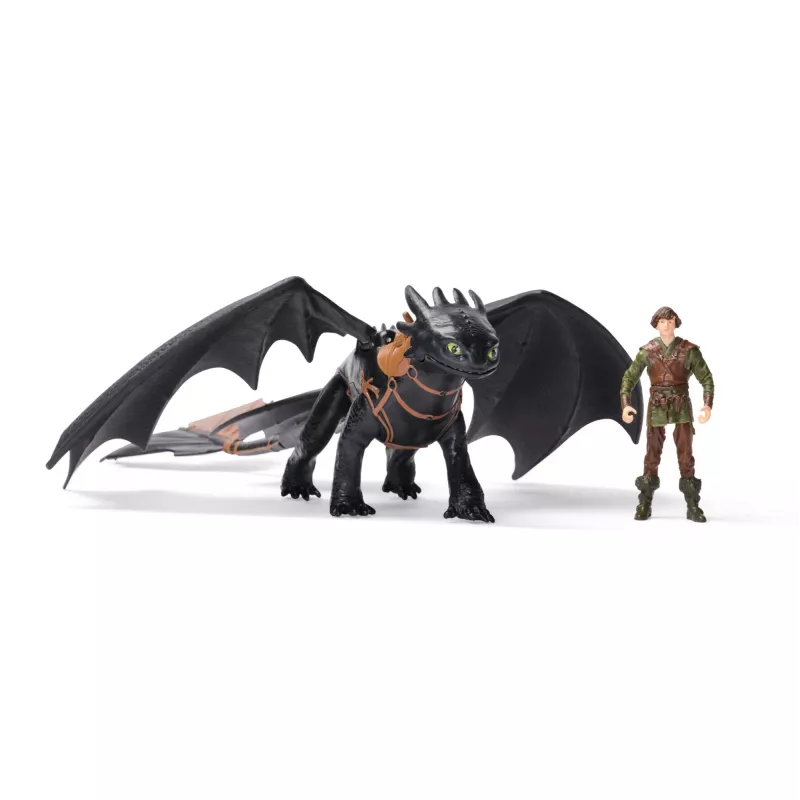 DreamWorks Dragons Kaip prisijaukinti slibiną – Toothless & Hiccup vikingų duetas, veiksmo figūrėlės, žaislai berniukams nuo 4 metų