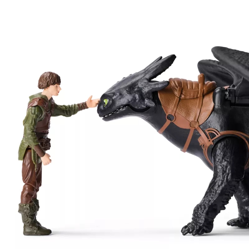 DreamWorks Dragons Kaip prisijaukinti slibiną – Toothless & Hiccup vikingų duetas, veiksmo figūrėlės, žaislai berniukams nuo 4 metų