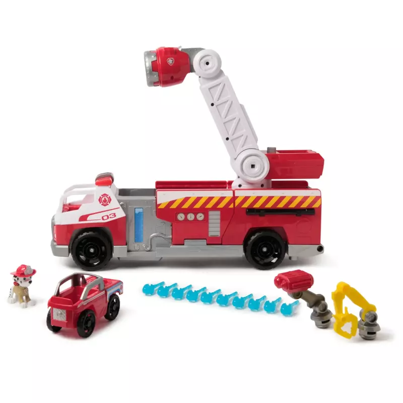 Gaisrinis automobilis PAW Patrol Rapid Reload su Maršalo figūrėle (pažeista pakuotė)