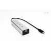 i-tec Metal USB-C įkrovimo stotelė 5 prievadai su USB-C vaizdo 8K + Power Delivery 85W