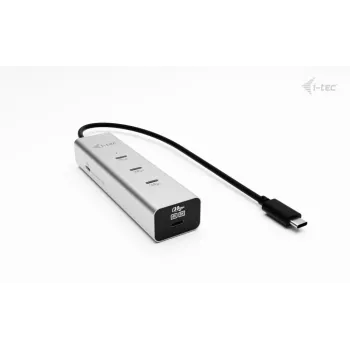 i-tec Metal USB-C įkrovimo stotelė 5 prievadai su USB-C vaizdo 8K + Power Delivery 85W