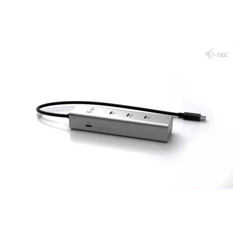 i-tec Metal USB-C įkrovimo stotelė 5 prievadai su USB-C vaizdo 8K + Power Delivery 85W