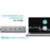 i-tec Metal USB-C įkrovimo stotelė 5 prievadai su USB-C vaizdo 8K + Power Delivery 85W