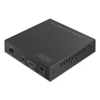 DIGITUS HDMI šviesolaidinis imtuvas – DS-55348 4K/60Hz 40 km/300m IP 1G juodas