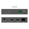 DIGITUS HDMI šviesolaidinis plėstuvų rinkinys - 4K/60Hz, 40 km / 300 m, juodas